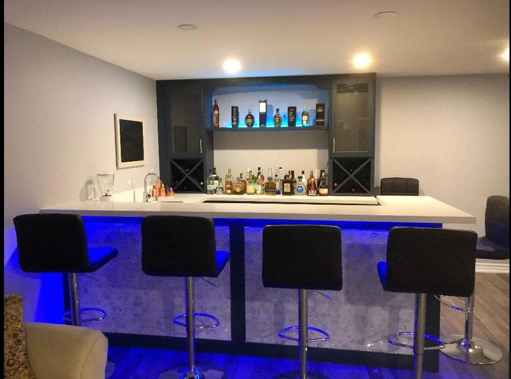 Custom entertainment bar