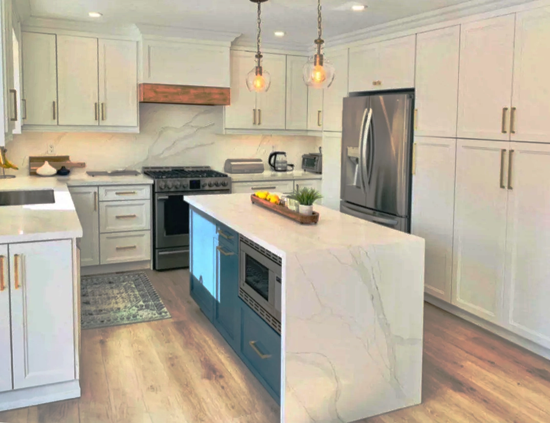 Bright renovated kitchen
